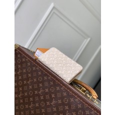 LV 루이비통 M29575 지피(Zippy) 대용량 월렛 - 베이지 자카드 지갑