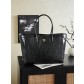 Chanel 샤넬 26SS 서프 토트(Cerf Tote) - 블랙/악어 패턴 가방