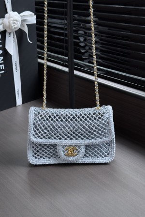Chanel 샤넬 AS6157 26M 코코 비치 크로셰 체인 백 가방