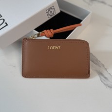 Loewe 로에베 D00315 샤이니 나파 카프스킨 지퍼 카드 지갑