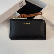 Loewe 로에베 D00315 샤이니 나파 카프스킨 지퍼 카드 지갑