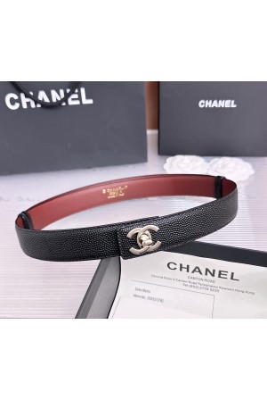 Chanel 샤넬 3.0cm 프리미엄 레버러블 벨트