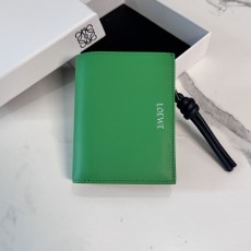LOEWE 로에베 페이턴트 나파 카프스킨 너트 컴팩트 월렛 D01426 지갑