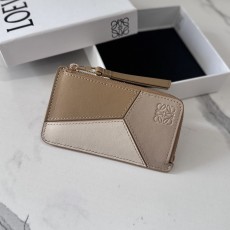 LOEWE 로에베 클래식 카프스킨 퍼즐 지퍼 카드 홀더 C01815 지갑