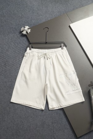 루이비통(LV) 핸드컷 패치 자수 밴딩 쇼츠 하의 의류