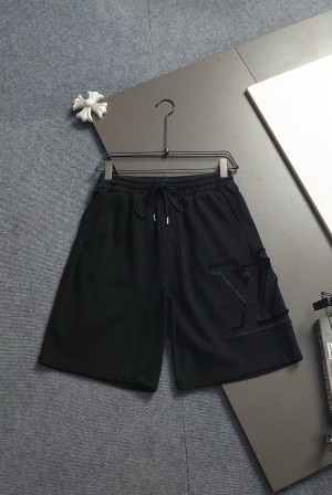 루이비통(LV) 핸드컷 패치 자수 밴딩 쇼츠 하의 의류