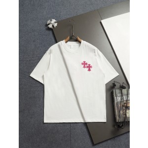 크롬하츠(CHROME HEARTS) 패치 자수 워싱 반팔 티셔츠 상의 의류