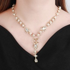 샤넬(CHANEL) 펄 더블 드롭 목걸이 악세사리