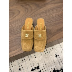 샤넬(CHANEL) 스퀘어토 미들굽 슬리퍼 신발