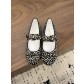 샤넬(CHANEL) 호피 메리제인 플랫슈즈 신발