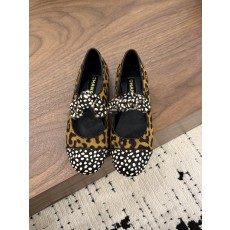 샤넬(CHANEL) 호피 메리제인 플랫슈즈 신발