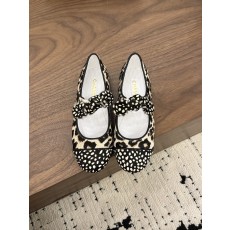 샤넬(CHANEL) 호피 메리제인 플랫슈즈 신발