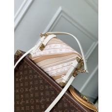 LOUIS VUITTON LV M29666 루이비통 사이드 트렁크 미디엄 핸드백 (그레인 레더 & 모노그램 듄 캔버스) 가방