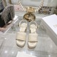 디올(DIOR) Dway 로고 자수 에스파드류 웨지 샌들 신발