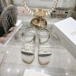 디올(DIOR) Dway 로고 밴드 앵클 스트랩 웨지 샌들 신발