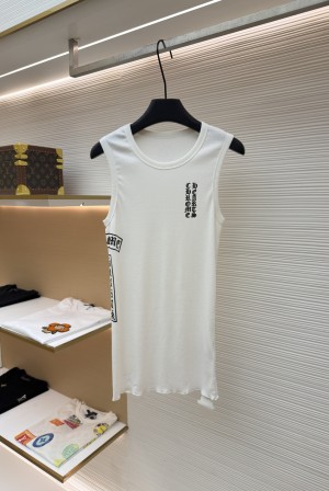크롬하츠(CHROME HEARTS) 골지 니트 나시 상의 의류