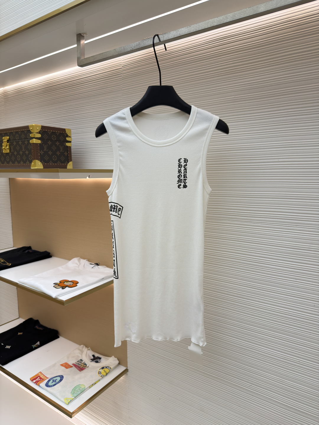 크롬하츠(CHROME HEARTS) 골지 니트 나시 상의 의류