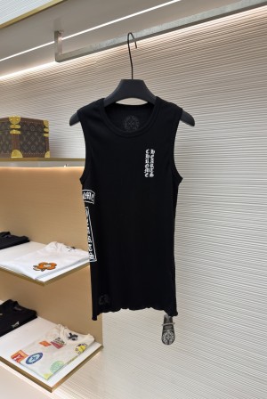 크롬하츠(CHROME HEARTS) 골지 니트 나시 상의 의류