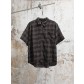 크롬하츠(CHROME HEARTS) 플란넬 체크 집업 셔츠 상의 의류