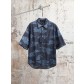 루이비통(LV) x 니고(NIGO) 클라우드 샴브레이 반팔 셔츠 상의 의류
