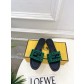 펜디(FENDI) 컷아웃 자수 플랫 슬리퍼 신발