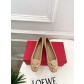 페라가모(FERRAGAMO) 금속 버클 블록힐 펌프스 신발