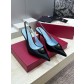 발렌티노(VALENTINO) 하트 포인티드토 슬링백 펌프스 신발