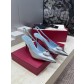 발렌티노(VALENTINO) 하트 포인티드토 슬링백 펌프스 신발
