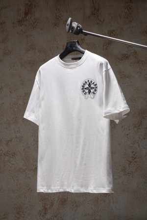 크롬하츠(CHROME HEARTS) 스톤 반팔 티셔츠 상의 의류