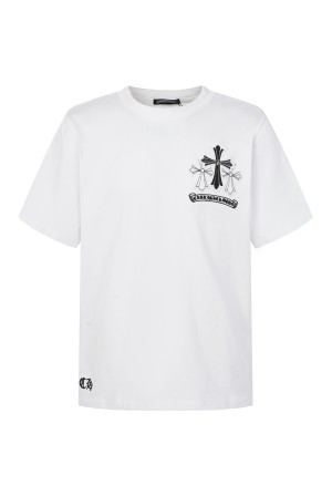 크롬하츠(CHROME HEARTS) 디스트로이드 반팔 티셔츠 상의 의류