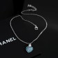 샤넬(CHANEL) 블루 하트 목걸이 악세사리