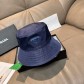 프라다(PRADA) 삼각 로고 옥스포드 버킷햇 모자