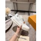 루이비통(LV) 틸티드 배색 플랫폼 스케이트 스니커즈 신발