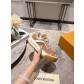 루이비통(LV) 틸티드 배색 플랫폼 스케이트 스니커즈 신발