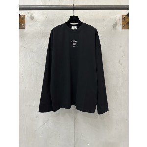 셀린느(CELINE) 트리옹프 미니 로고 긴팔 티셔츠 상의 의류