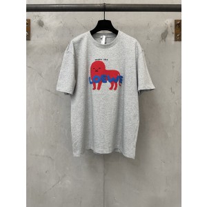 로에베(LOEWE) 멀티 자수 로고 반팔 티셔츠 상의 의류
