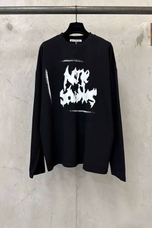 아크네(Acne studios) 빈티지 로고 긴팔 티셔츠 상의 의류
