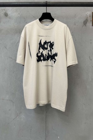 아크네(Acne studios) 빈티지 미니 로고 반팔 티셔츠 상의 의류