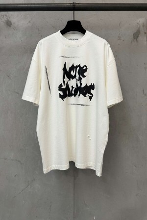 아크네(Acne studios) 빈티지 미니 로고 반팔 티셔츠 상의 의류
