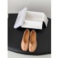 메종 마르지엘라(Maison Margiela) 플리츠 타비 블록힐 펌프스 신발