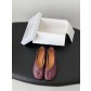 메종 마르지엘라(Maison Margiela) 플리츠 타비 블록힐 펌프스 신발