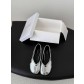 메종 마르지엘라(Maison Margiela) 플리츠 타비 블록힐 펌프스 신발