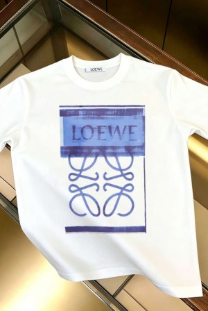로에베(LOEWE) 아나그램 로고 그래픽 프린트 반팔 티셔츠 상의 의류
