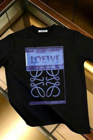 로에베(LOEWE) 아나그램 로고 그래픽 프린트 반팔 티셔츠 상의 의류