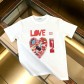 로에베(LOEWE) 러브 체리 하트 프린트 반팔 티셔츠 상의 의류