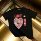 로에베(LOEWE) 러브 체리 하트 프린트 반팔 티셔츠 상의 의류