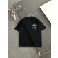 크롬하츠(CHROME HEARTS) 핸드드로잉 크로스 반팔 티셔츠 상의 의류