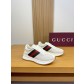 [Gucci] 구찌 프리미엄 나파 & 웹 스트라이프 콤비 스니커즈 신발