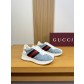 [Gucci] 구찌 프리미엄 나파 & 웹 스트라이프 콤비 스니커즈 신발