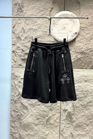 크롬하츠(CHROME HEARTS) 크로스 지퍼 포켓 스웨트 쇼츠 하의 의류